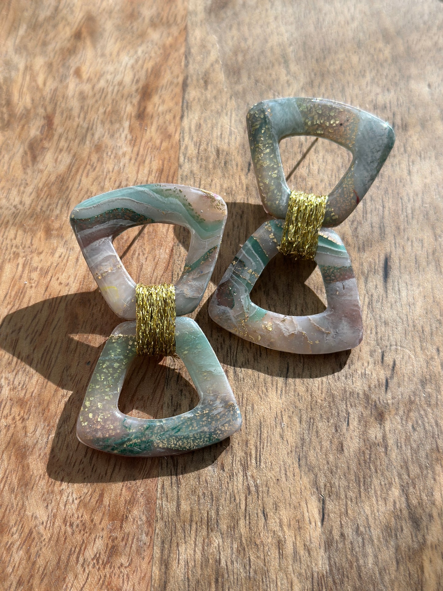 MOSS & MARBLE STUDS