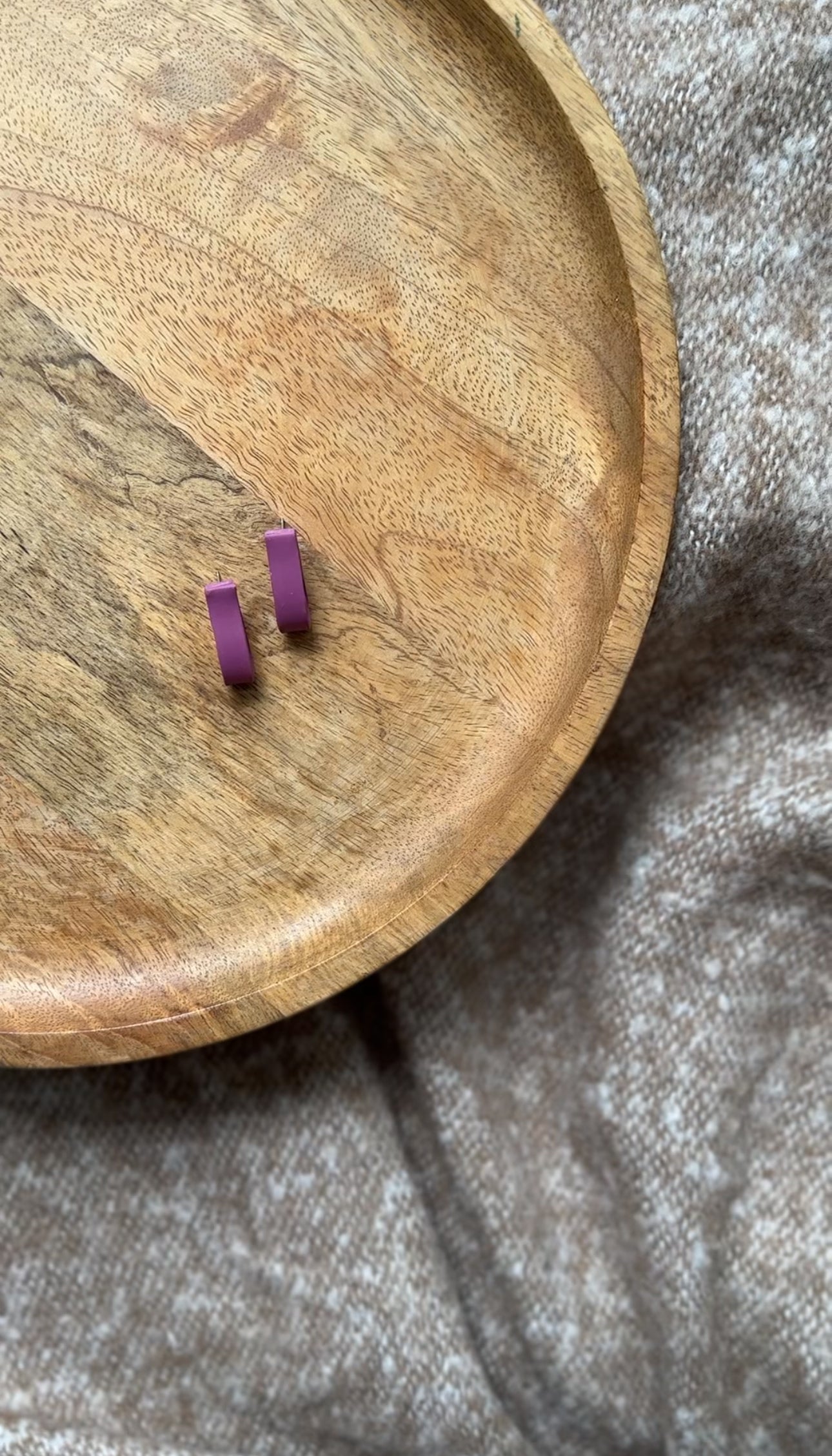 RIBBON STUDS PINK