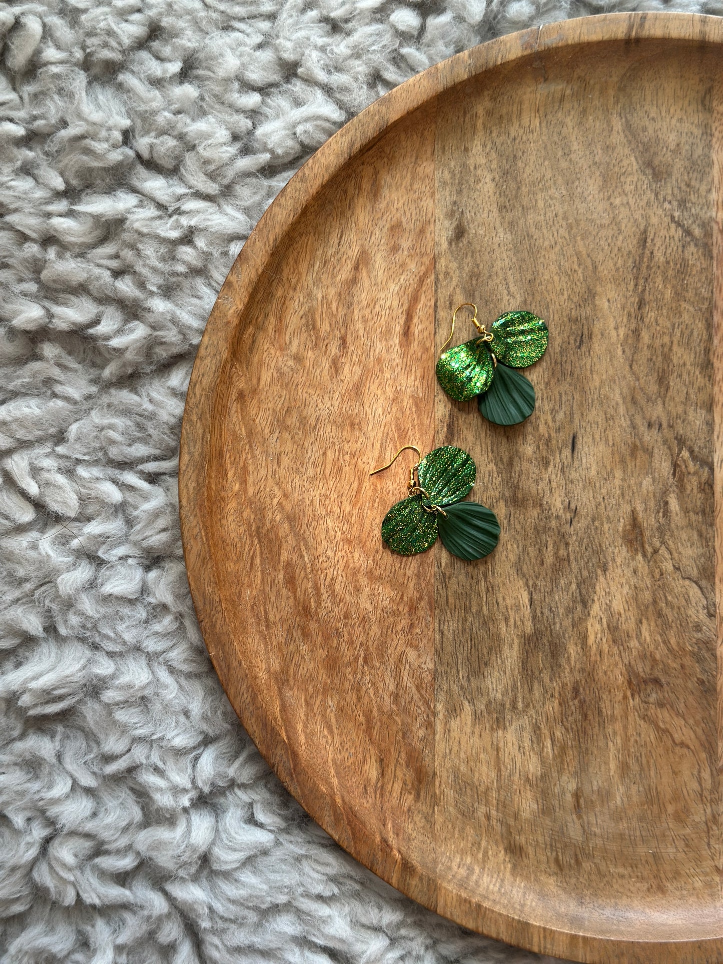 EUPHONY PETALS GREEN GLITTER MINI