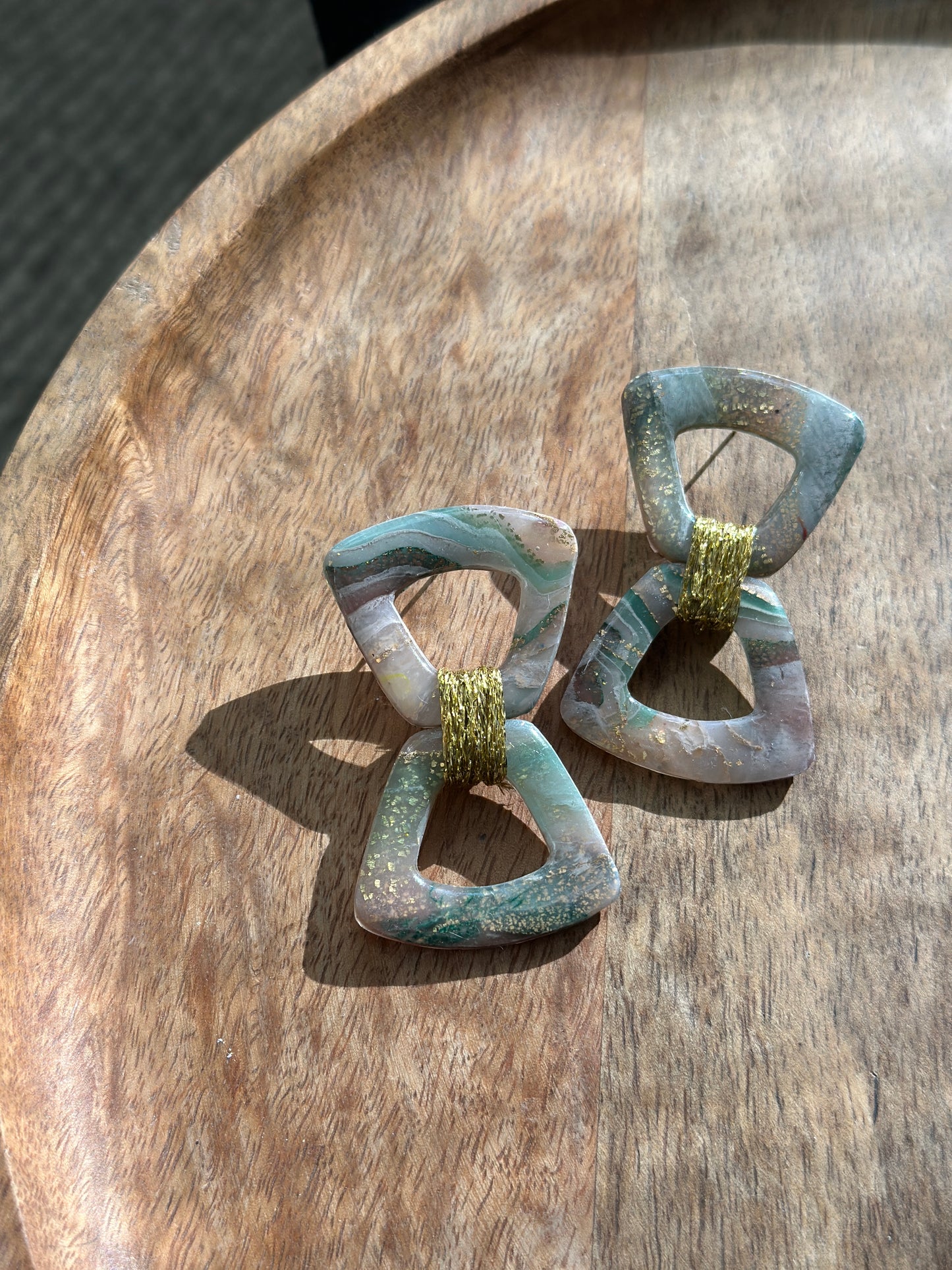 MOSS & MARBLE STUDS