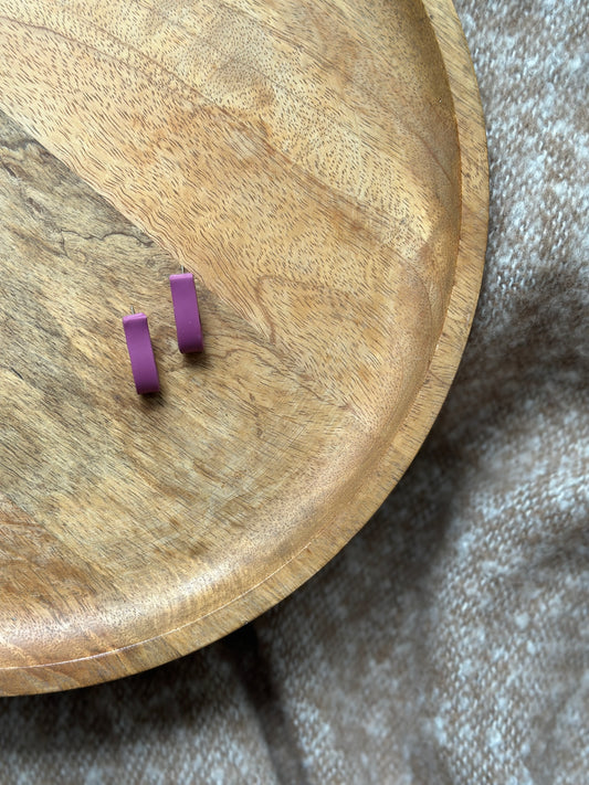 RIBBON STUDS PINK