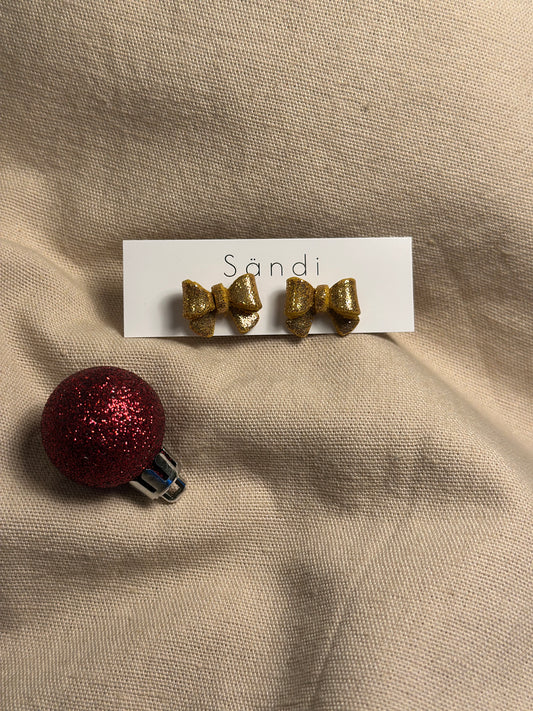 CHRISTMAS RIBBONS GOLD