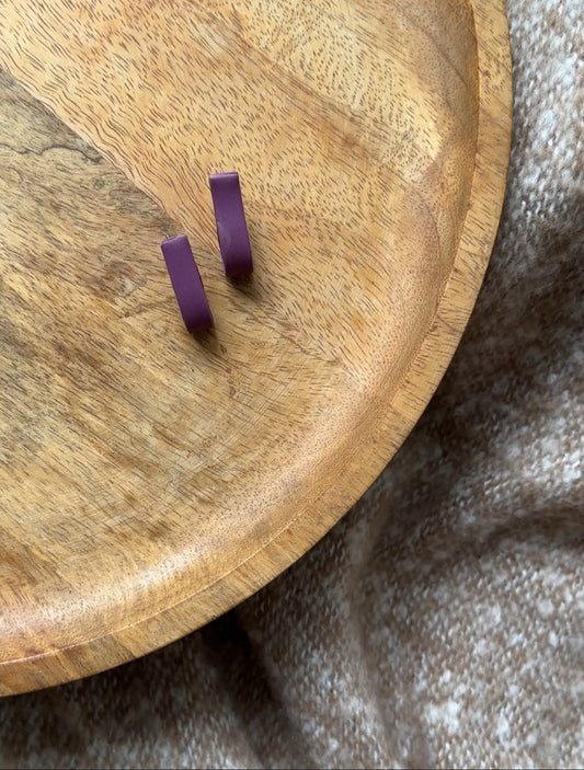 RIBBON STUDS LAVENDER