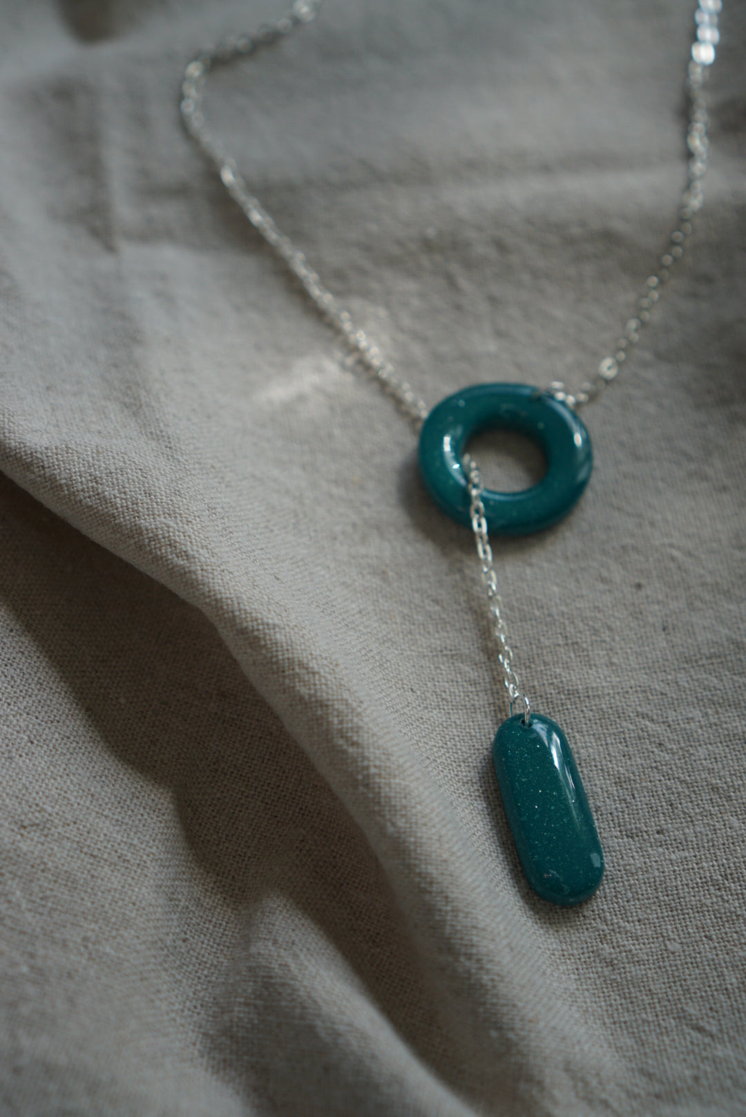 GEOMETRICS NECKLACE TURQUOISE